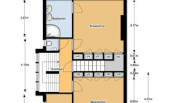 Plattegrond 1e verdieping