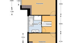 Plattegrond 2e verdieping